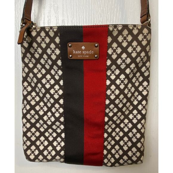 KATE SPADE New York Classic Spade Chocolate Victoria Crossbody Purse Adjustable - Picture 3 of 9